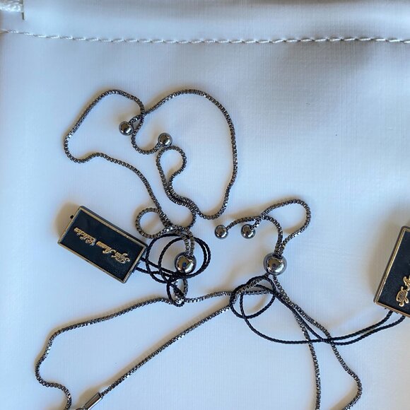 FAC Crystal Bolo Gunmetal Bracelet & Necklace Set - Picture 5 of 7